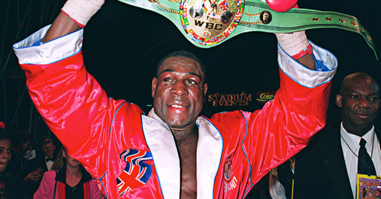 Frank Bruno in hospital