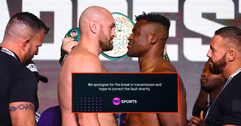 TNT Sports Forced To Apologise As Fury-Ngannou Coverage Goes Down Delaying Undercard