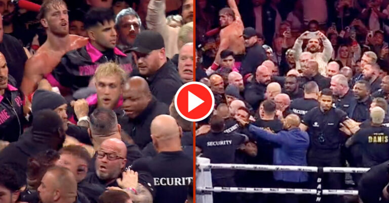 Mass Brawl Breaks Out After Dillon Danis Fails Takedown Attempt Against Logan Paul