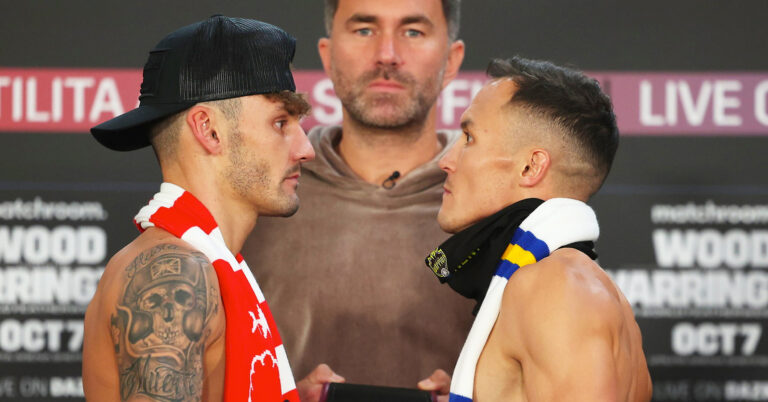 Leigh Wood vs Josh Warrington Live Scorecard
