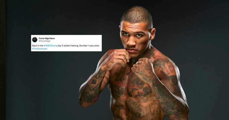 Conor Benn Reacts To WBC Ranking Decision