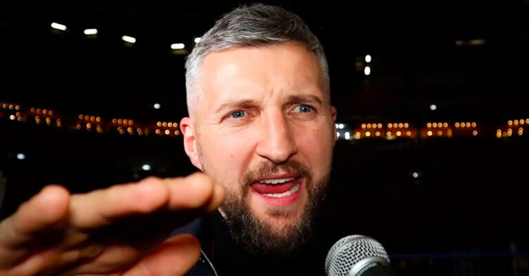 Carl Froch Makes It Clear Who’s “Totally To Blame” For Joshua vs Wilder Not Happening