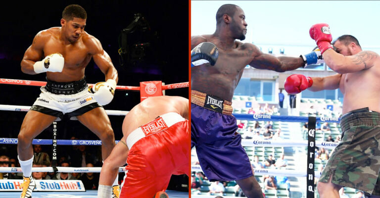 Heavyweight Who Fought Both Joshua And Wilder Makes Surprising Power Comparison