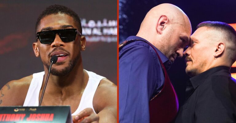 Anthony Joshua Makes Tyson Fury-Oleksandr Usyk Prediction: “He’s Top Tier”