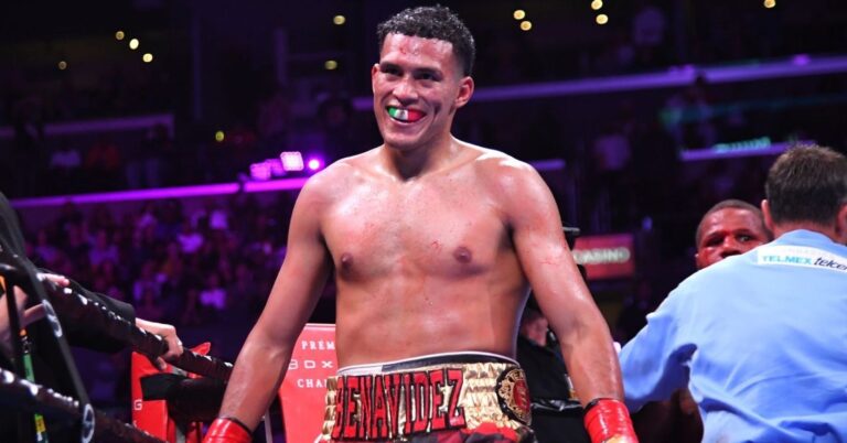 David Benavidez Names The Opponent He Wants That Would Force Canelo To Fight Him
