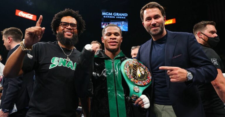 Devin Haney Future Opponent Teased By Eddie Hearn If He Beats Ryan Garcia