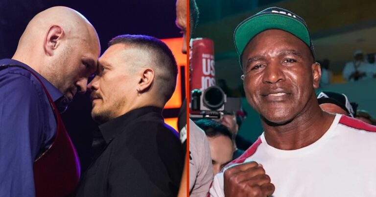 Evander Holyfield Gives His Verdict On Fury-Usyk: “There Are Things He Doesn’t Do Well”