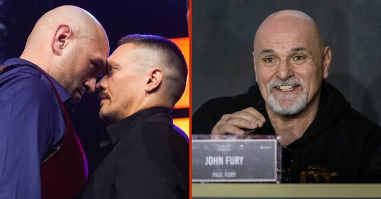 John Fury Changes Verdict On Tyson Fury-Oleksandr Usyk Fight: “Good Luck To Him”