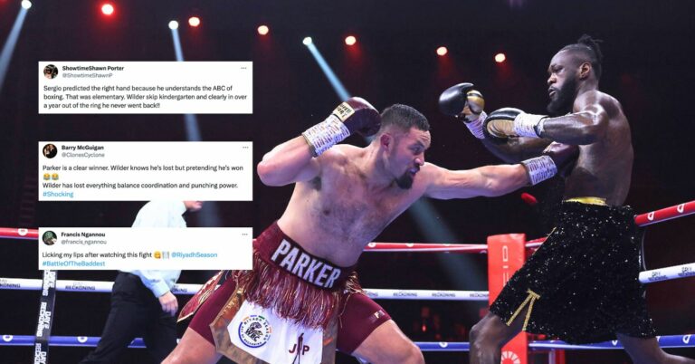 Boxing World Reacts To Joseph Parker ‘Dominating’ Deontay Wilder: “He’s Lost Everything”