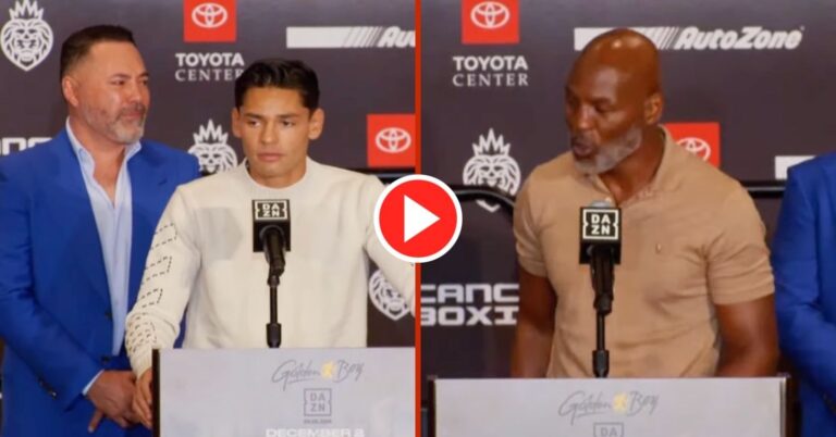 Ryan Garcia Calls Out Oscar De La Hoya And Bernard Hopkins To Their Faces: “You Want Me To Lose”