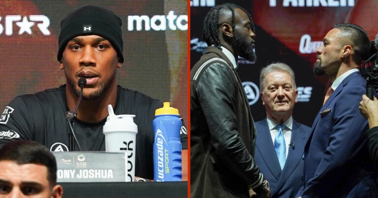 Anthony Joshua Gives His Verdict On Deontay Wilder-Jospeh Parker Fight