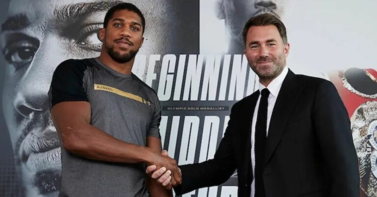 Eddie Hearn Names Three Potential Opponents For Anthony Joshua’s Next Fight