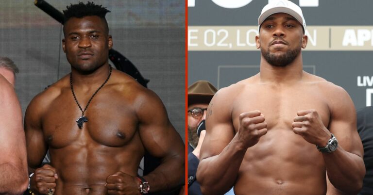 Francis Ngannou Sends Anthony Joshua Punch Resistance Taunt Ahead Of Fight