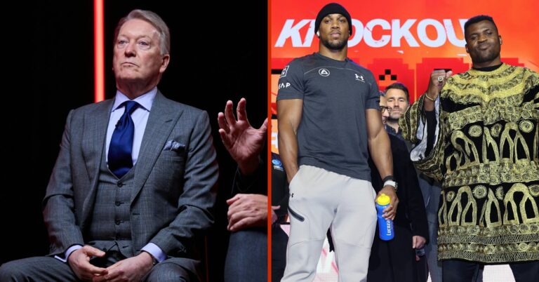 Frank Warren Responds To Lennox Lewis Saying Joshua-Ngannou Winner Doesn’t Deserve Undisputed Shot