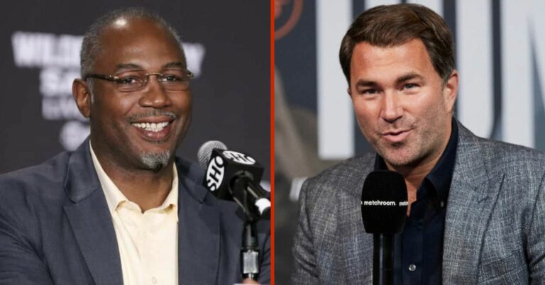 Lennox Lewis Shares Clip Of Eddie Hearn Criticising Tyson Fury-Francis Ngannou Fight