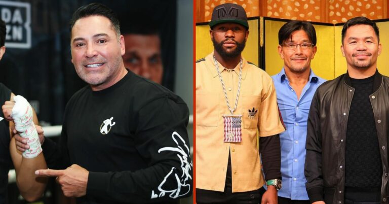 Oscar De La Hoya Reacts To Mayweather-Pacquiao ‘Money Grab’