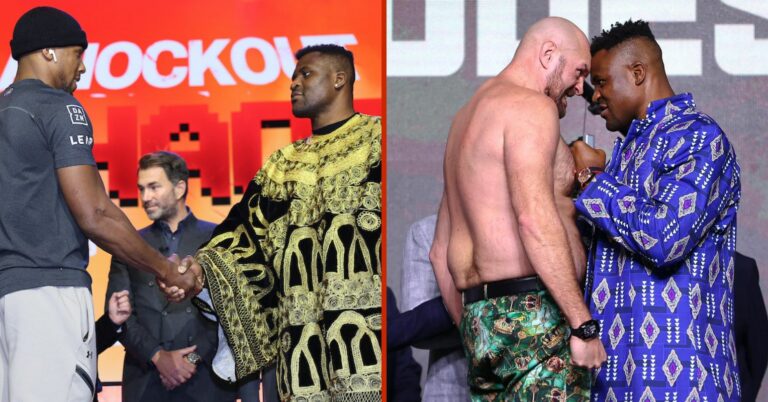 Francis Ngannou’s Coach Compares Joshua And Fury Fights: “It’s Like Fire And Water”