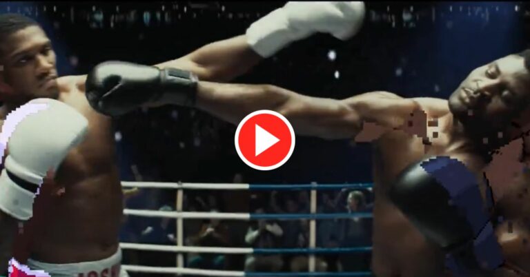 Anthony Joshua vs. Francis Ngannou Promo Video Shows Who Gets Knocked Out Ahead Of Fight