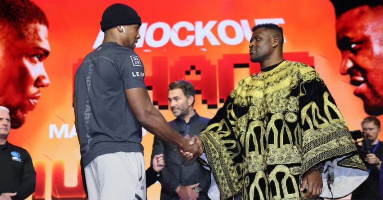 Anthony Joshua vs. Francis Ngannou Surprise Broadcaster Announced