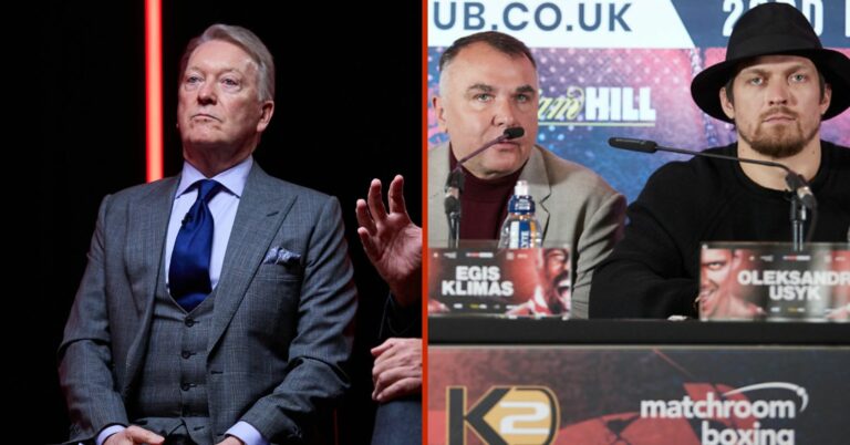 Frank Warren Slams Usyk’s Team After Undisputed Postponement