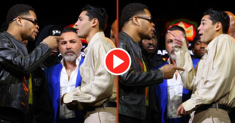 Devin Haney And Ryan Garcia Clash In First Face-Off At Launch Press Conference