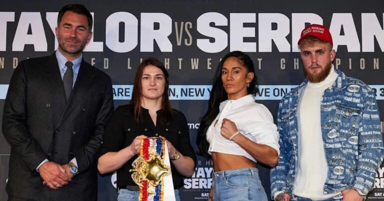 Katie Taylor Record-Breaking Purse Reported For Amanda Serrano On Jake Paul vs. Mike Tyson