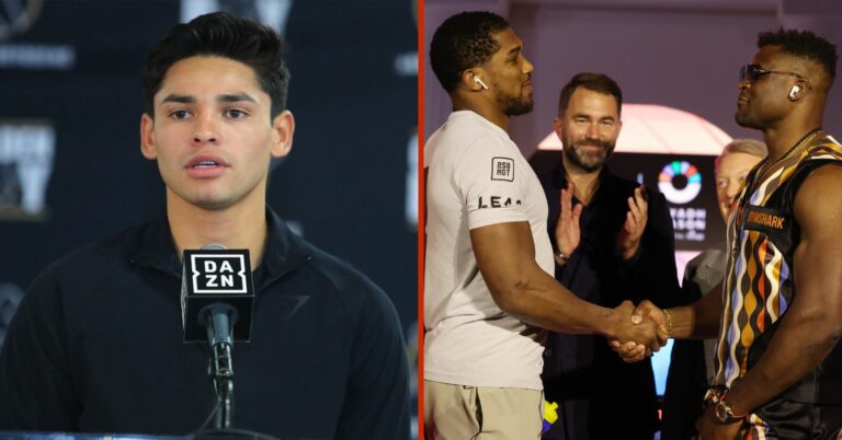 Ryan Garcia Predicts Anthony Joshua vs. Francis Ngannou: “Hard To Go Against Ngannou”
