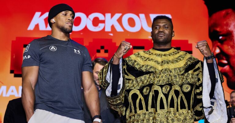 Anthony Joshua Says He Will ‘Mentally Expose’ Francis Ngannou In Fight