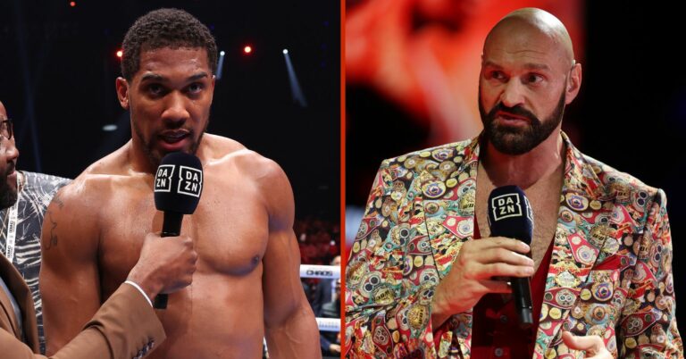Anthony Joshua Sends Foul-Mouthed Rant To Tyson Fury Following Francis Ngannou Knockout