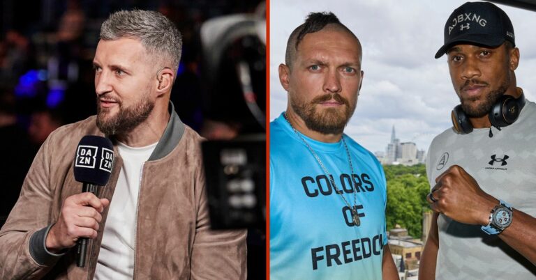 Carl Froch Answers Who Would Win Third Fight Between Anthony Joshua And Oleksandr Usyk