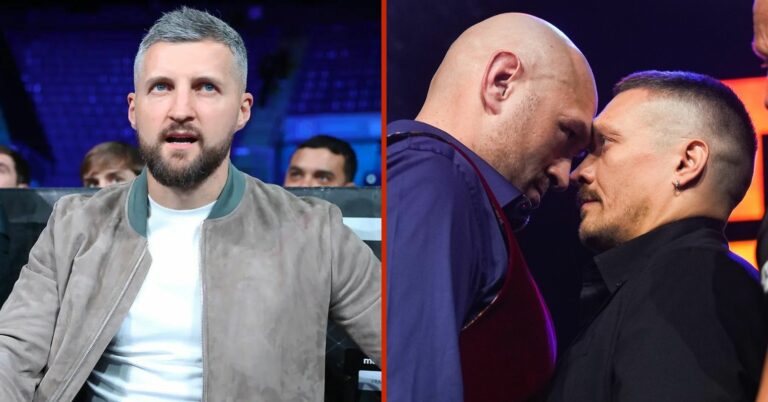 Carl Froch Claims Tyson Fury’s Cut To Postpone Oleksandr Usyk Fight Was ‘Convenient’