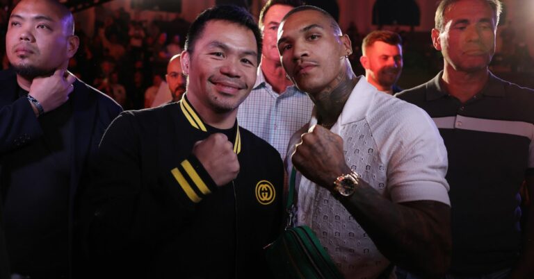 Manny Pacquiao And Conor Benn On Brink Of Fight Announcement After Meeting In Saudi Arabia