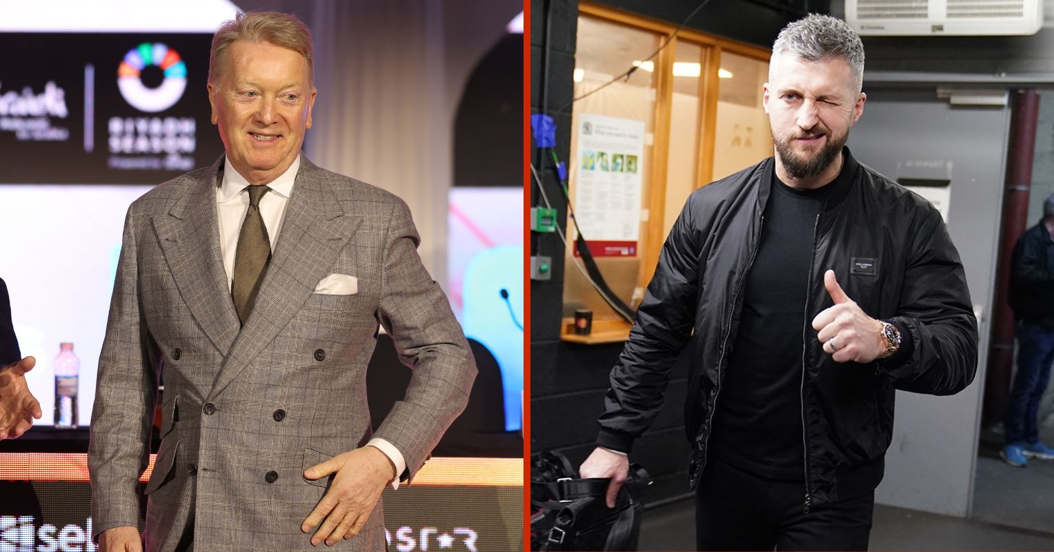 Frank Warren Hits Back At Carl Froch Over Anthony Joshua Comments: “I Take No Notice”