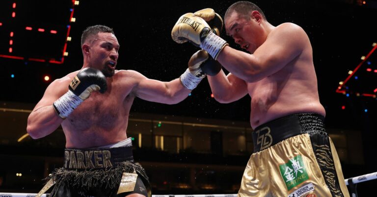 Joseph Parker Defeats Zhilei Zhang On Anthony Joshua vs. Francis Ngannou Card