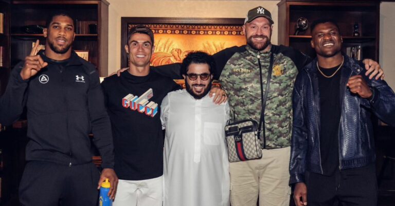 Tyson Fury Sends Warning To Anthony Joshua After Meeting Each Other In Riyadh
