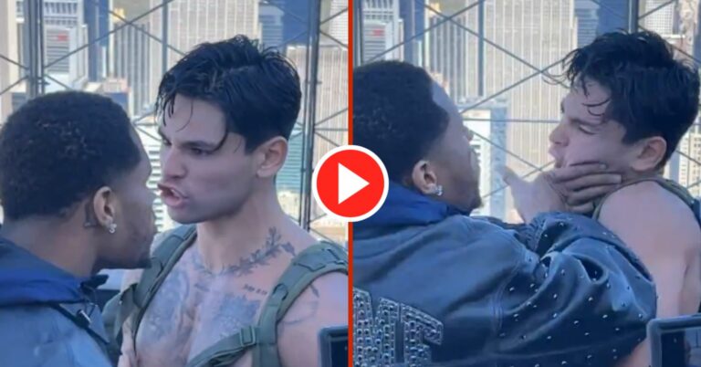 Devin Haney And Ryan Garcia Clash At Face-Off To Begin Fight Week