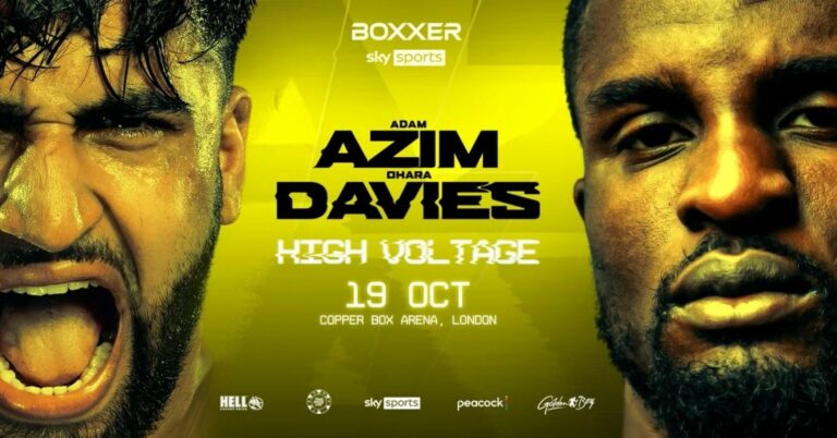 Adam Azim vs. Ohara Davies Officially Announced