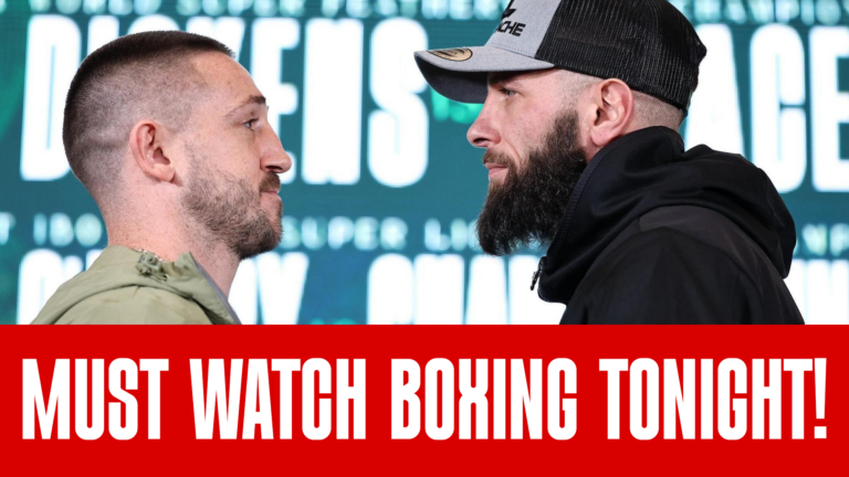 Boxing Tonight: Dickens vs Cacace, Barboza vs Sims, Ring Walk Times, How to Watch and More