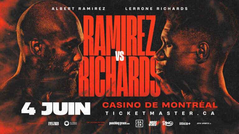 Albert Ramirez vs Lerrone Richards Rescheduled For June 4 Bout in Montreal