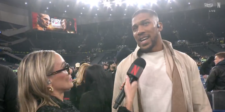 Anthony Joshua Elaborates on Why he Shunned Tyson Fury’s Demand For in-Ring Face-Off