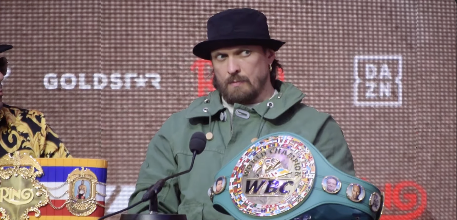 Oleksandr Usyk leans into spectacle ahead of ‘Glory in Giza’ crossover with Rico Verhoeven
